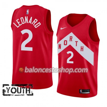 Camiseta Niños NBA Toronto Raptors Kawhi Leonard 2 2018-19 Nike Rojo Swingman Camiseta Niños NBA Toronto Raptors Kawhi Leonard 2 2018-19 Nike Rojo Swingman